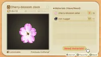 All the Animal Crossing: New Horizons cherry blossom recipes