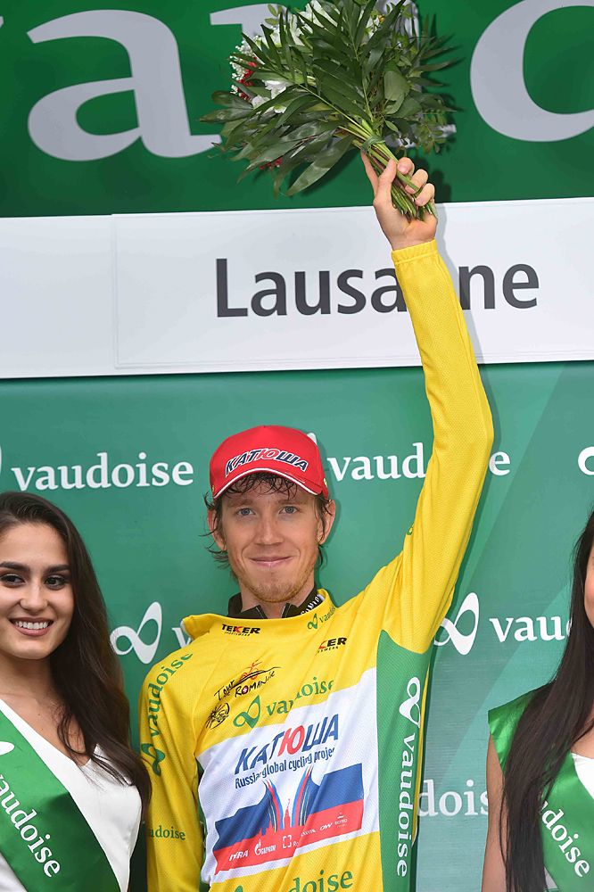 Ilnur Zakarin (Katusha) wins the overall title at the Tour de Romandie