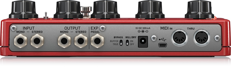 The Hall Of Fame 2 X4 has an expression pedal input and MIDI connectivity for controlling the pedal remotely