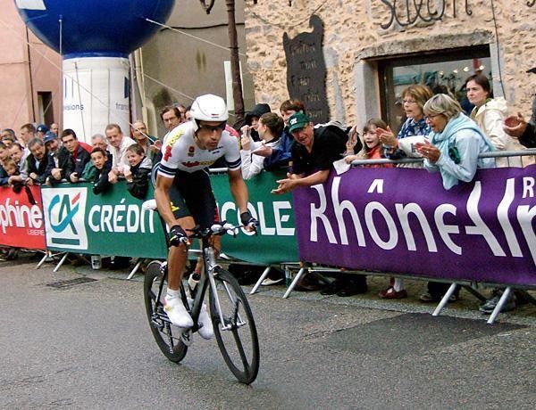 Hincapie during the time trial