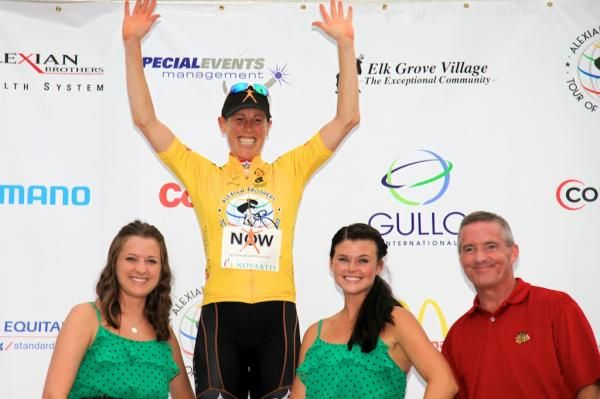 Alison Powers (Now and Novartis for MS) kept the GC jersey for a second day