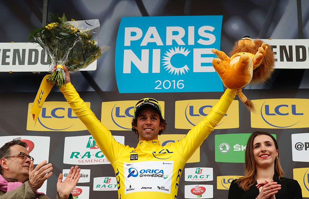 Michael Matthews (Orica-GreenEdge) leading Paris-Nice