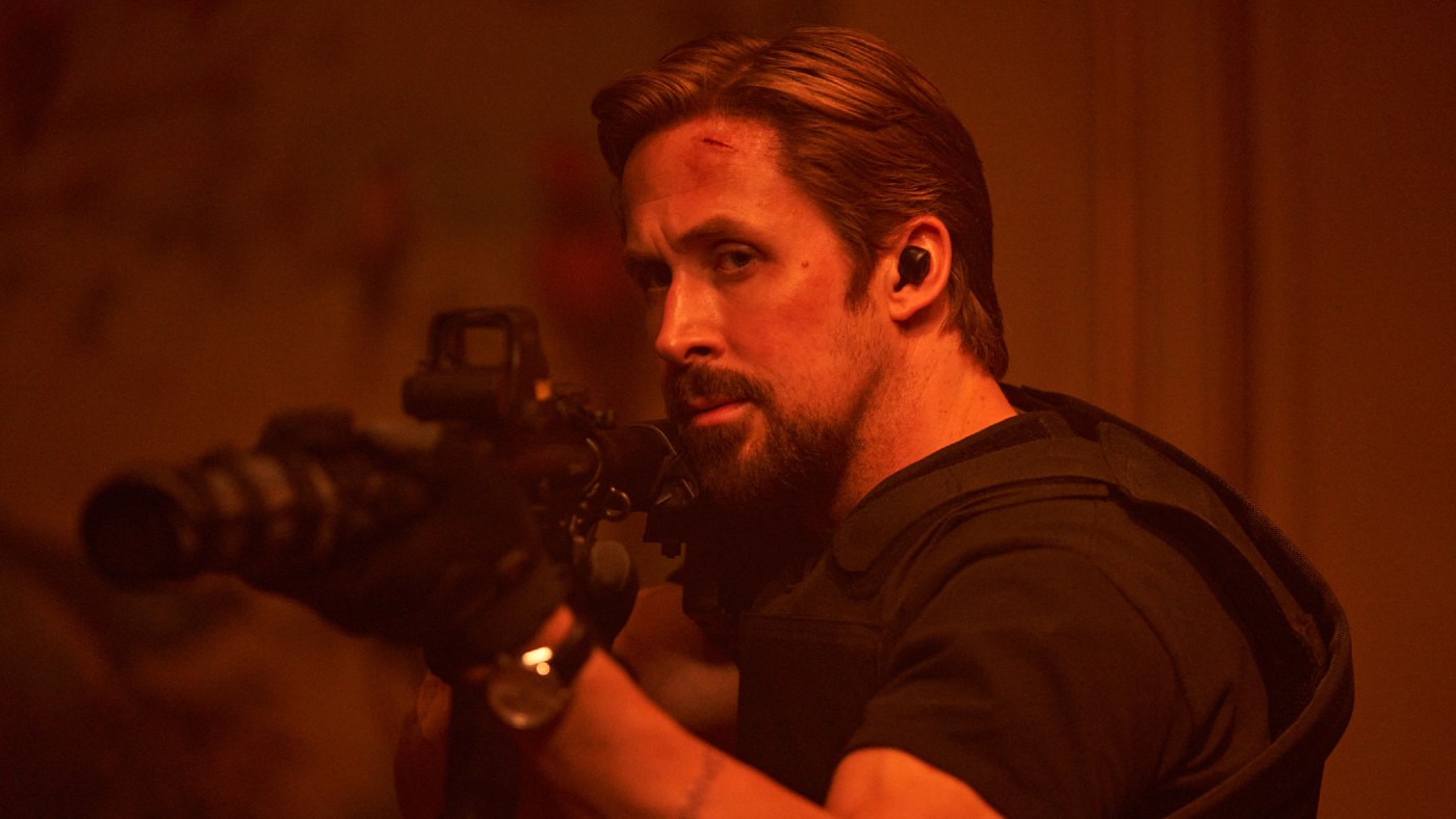 Ryan Gosling as Six in The Gray Man