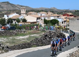 Vuelta a Espa&ntilde;a stage 9 LIVE: Movistar up the tempo in the peloton as the time gap begins to fall with 24 riders out front