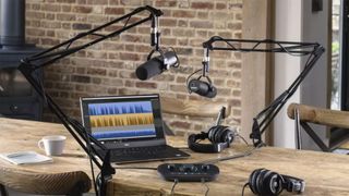 Vocaster podcasting equipment