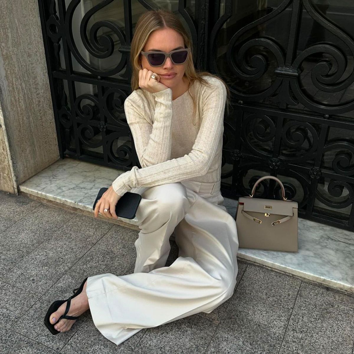 The Cream Trouser Trend Is Coming for Your Jeans This Spring | Who What ...