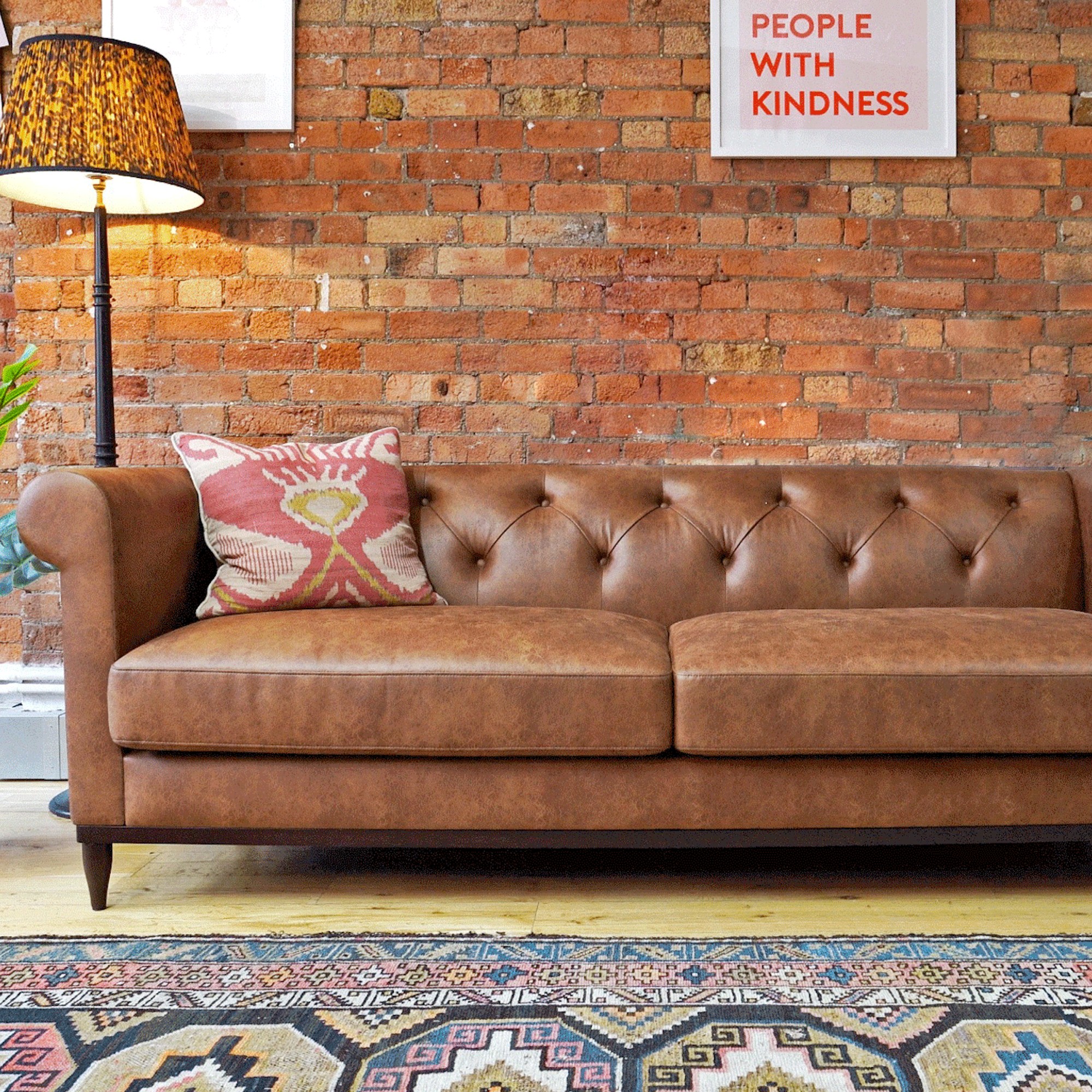 A Flat Packed Chesterfield Sofa Yes