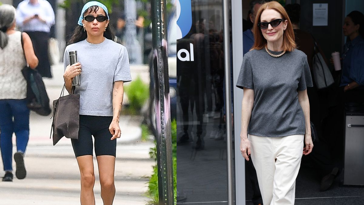 Fashion People in Their 30s and 60s Are Deprioritizing White Tees and Wearing This Chic Color Trend Instead