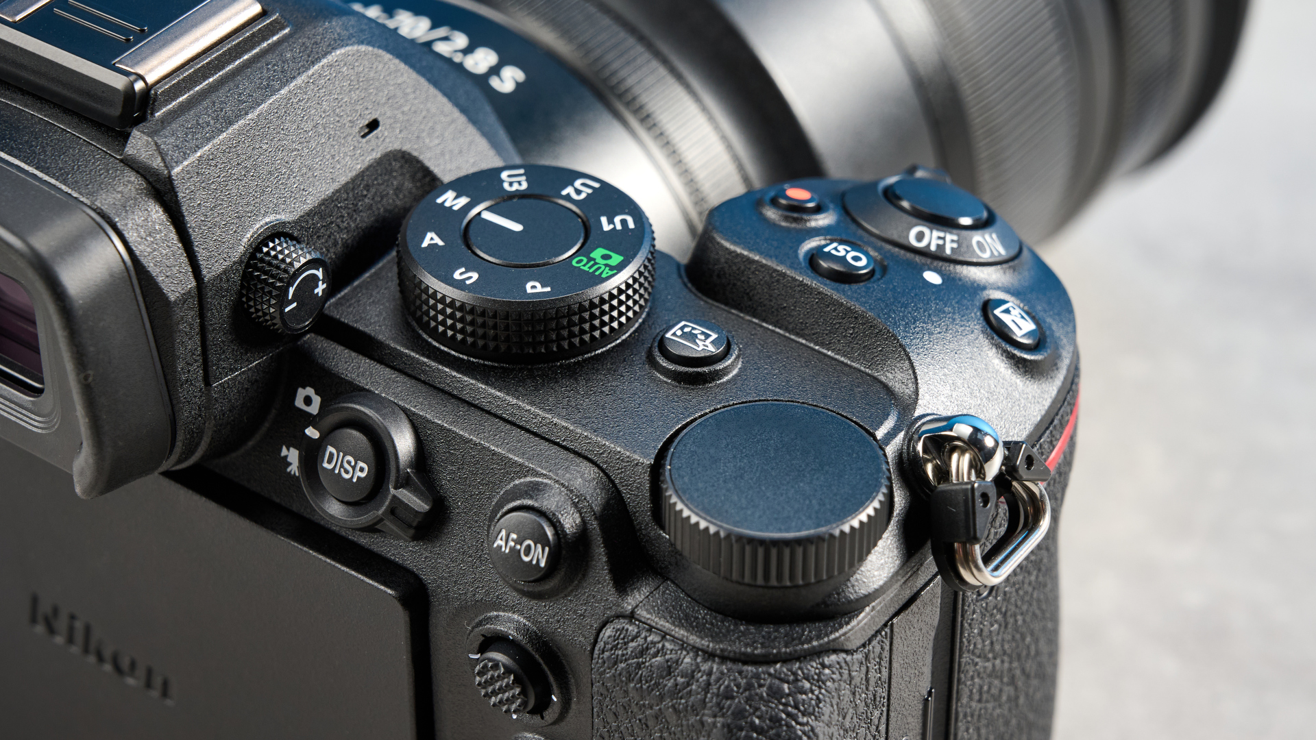 The Nikon Z5II top panel
