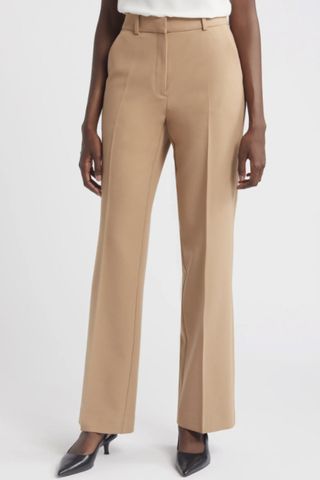 Nordstrom Straight Leg Pants in Camel