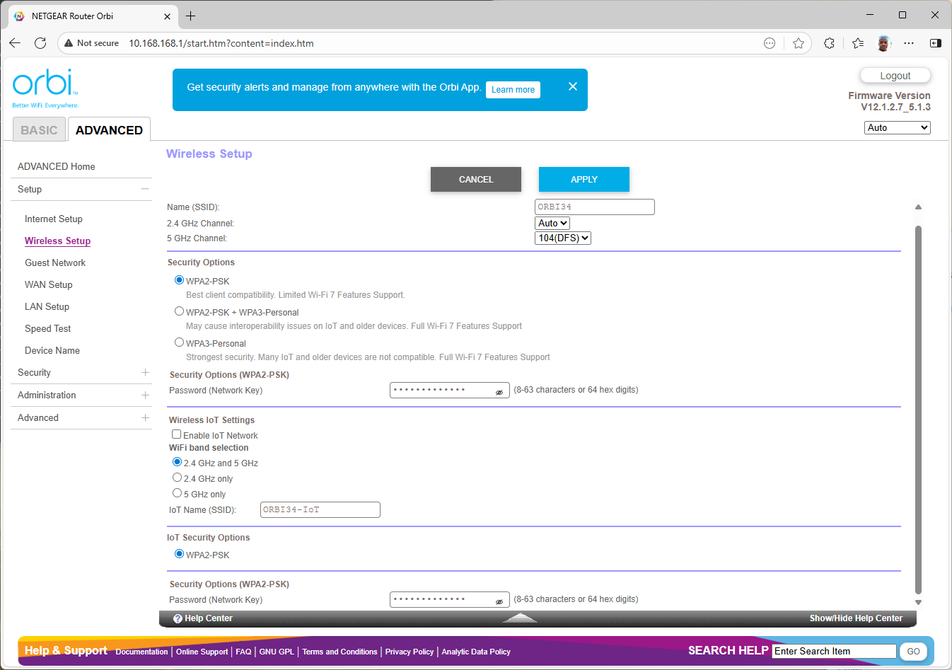 Netgear Orbi 370 Wi-Fi 7 mesh router