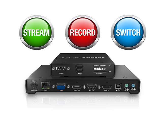 New Firmware for Matrox Maevex Encoder/Decoder