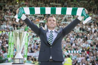 Rodgers was unveiled at Celtic Park in May 2016