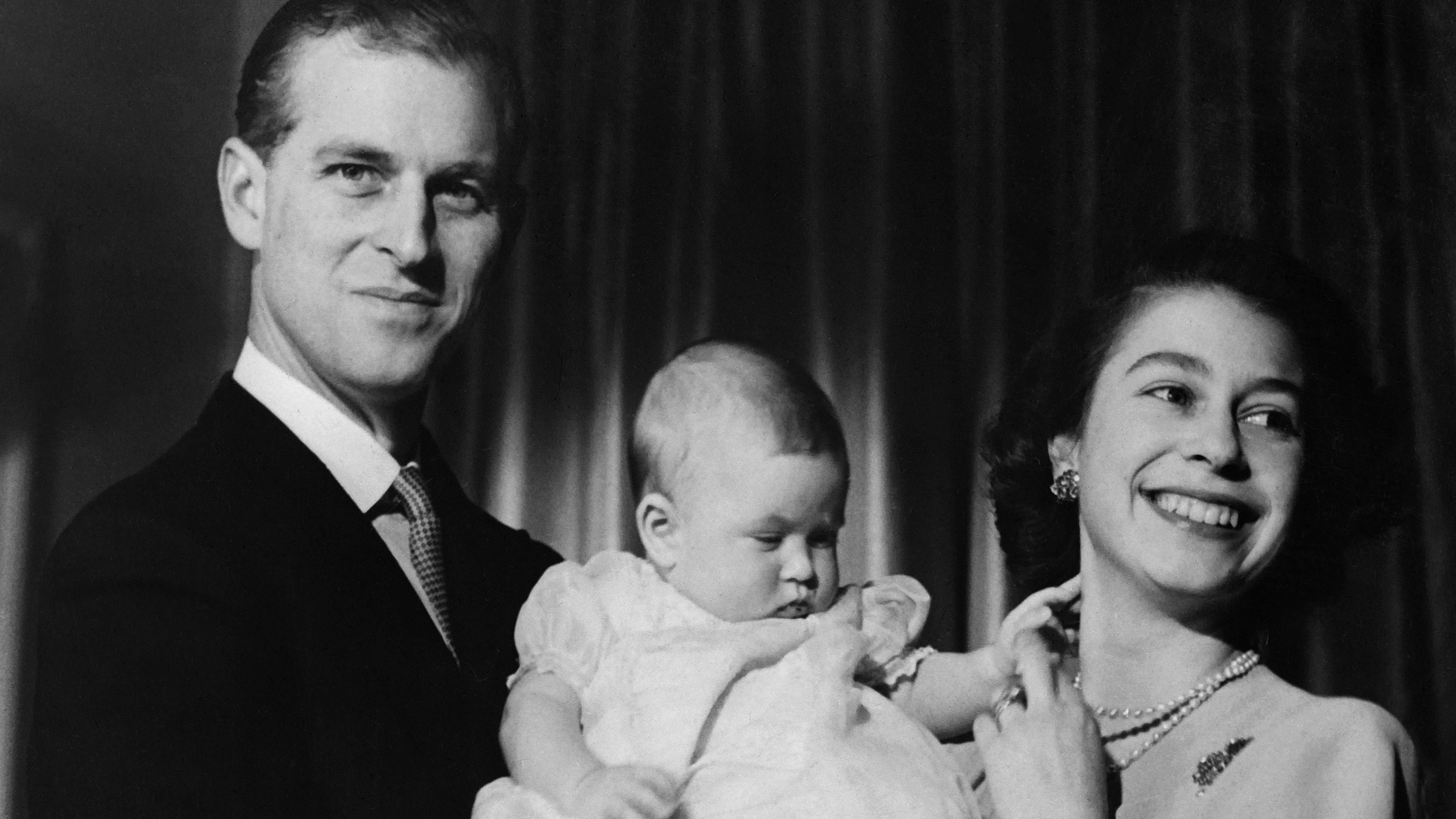 undated picture showing the future queen elizabeth ii of england and prince philip of edinburgh posing with their son prince charles photo by intercontinentale afp photo credit should read afp via getty images