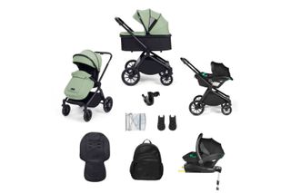 The Ickle Bubba Altima travel system bundle including pushchair, car seat and carry cot