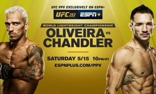 ESPN presents UFC 262 Oliveira vs. Chandler on ESPN Plus PPV