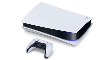 PS5 console and DualSense controller 