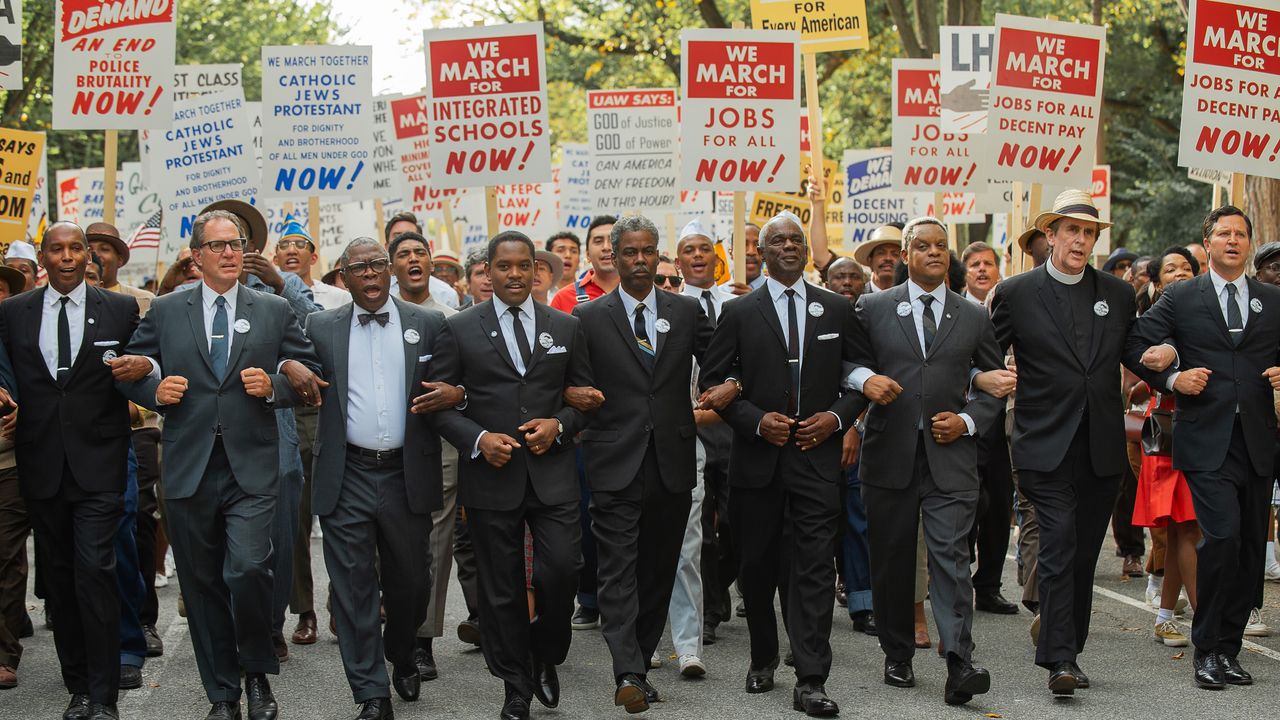 Colman Domingo and the cast of Rustin