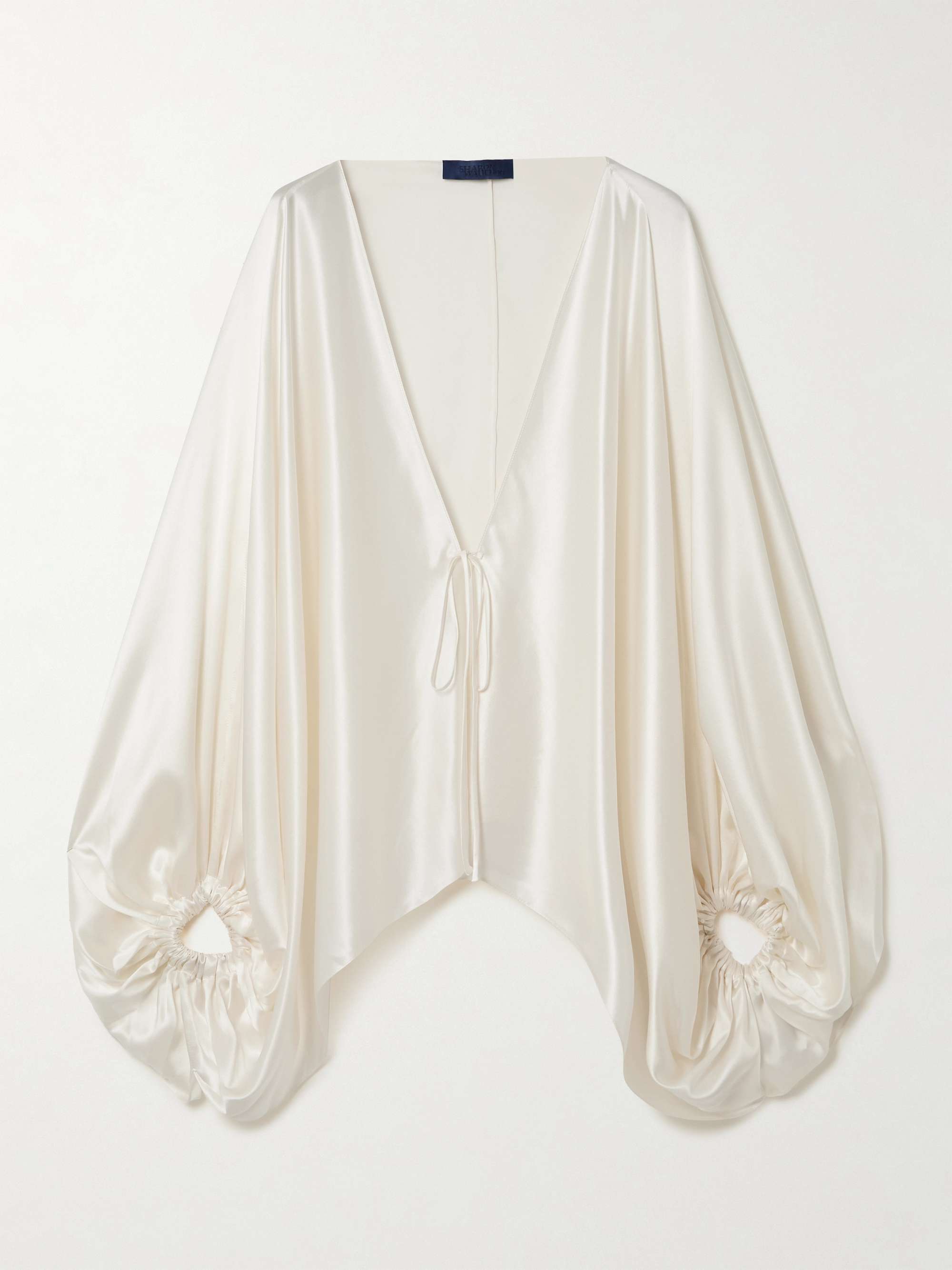 Cul Oversized Silk-Satin Blouse