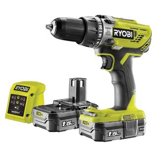 Ryobi 18 V ONE+ Cordless Combi Drill Starter Kit