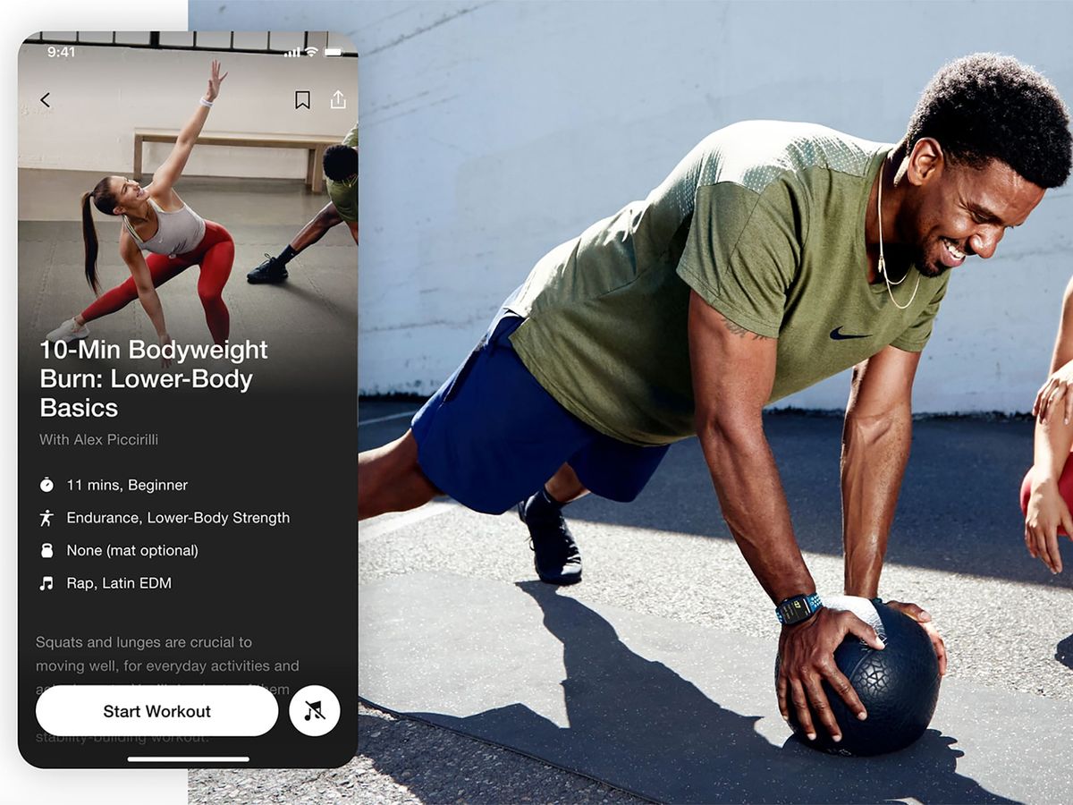 fitbit nike training club