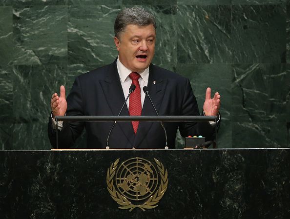 Ukrainian President Petro Poroshenko.