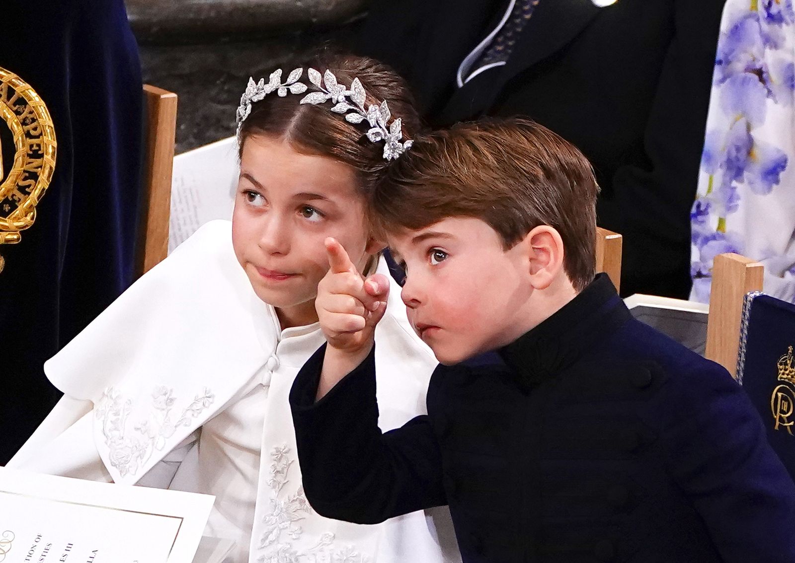 <b>Prince</b> Louis at the Coronation. 