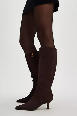 Yulia Tall Kitten Heel Boots