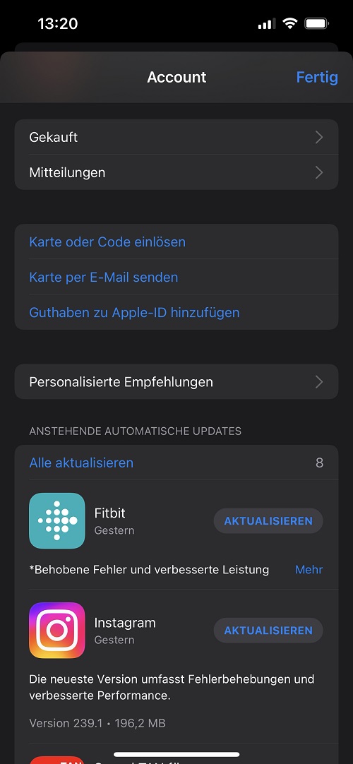 Das Instagram-Update zur Behebung des Storyfehlers steht im Appstore zum Download bereit.