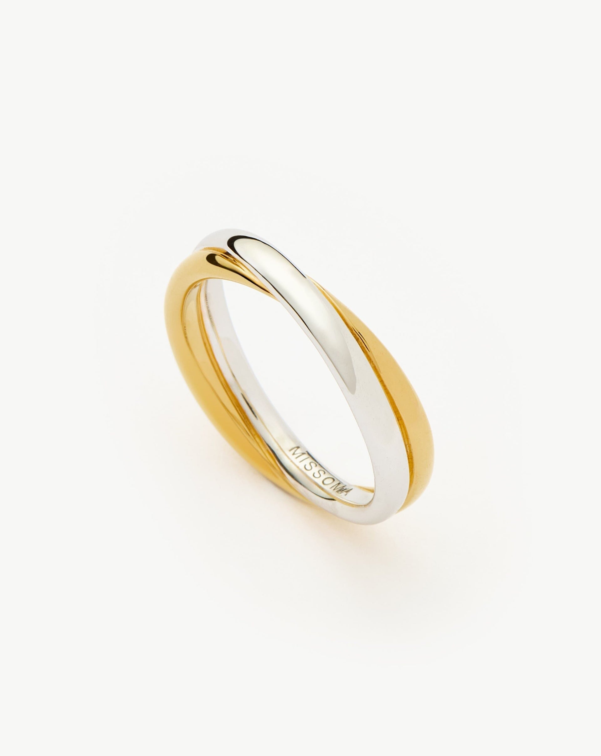 Lucy Williams Entwine Ring | Mixed Metal - 18ct Gold Vermeil/sterling Silver / H