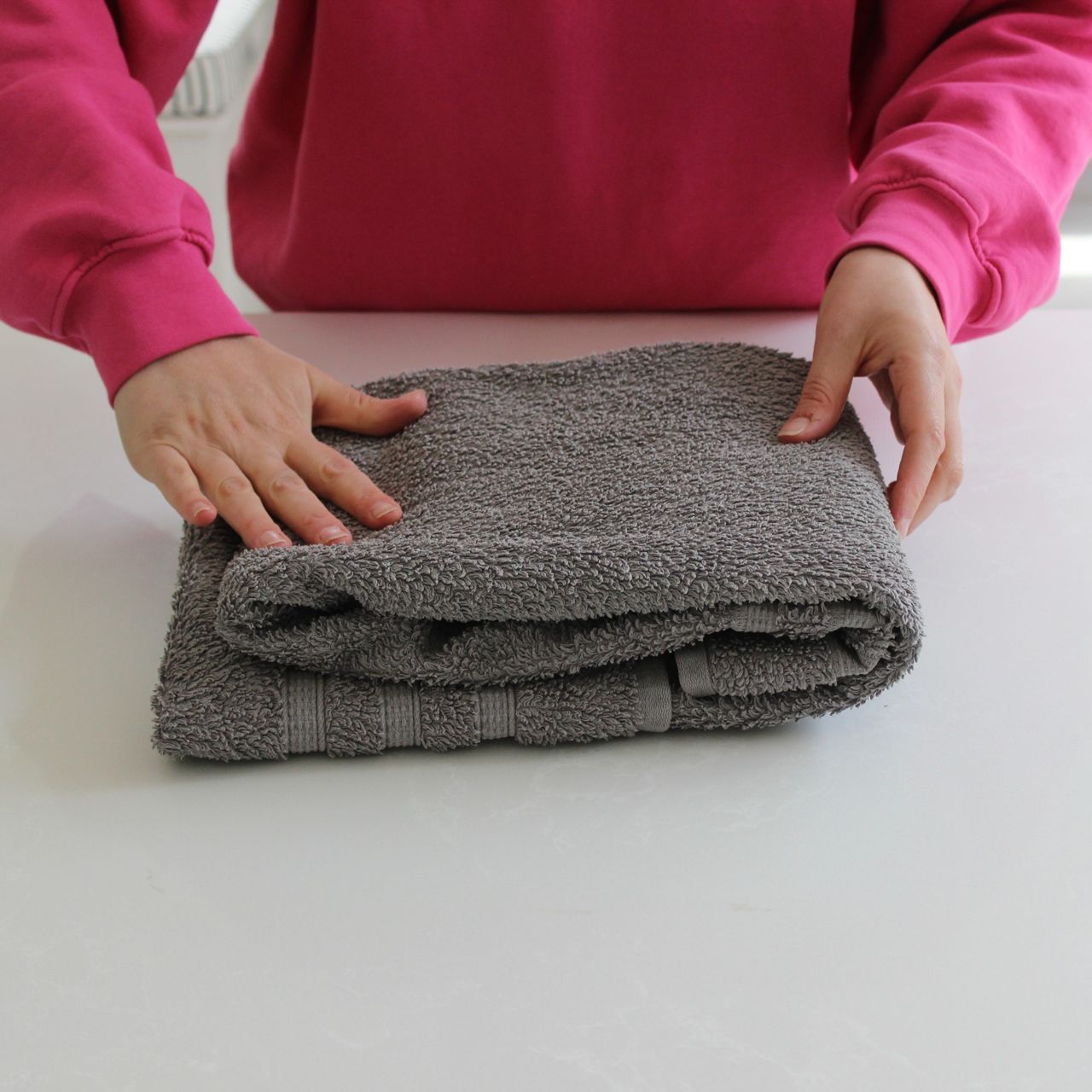 Towel folding hack