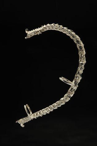 Human spine jewellery