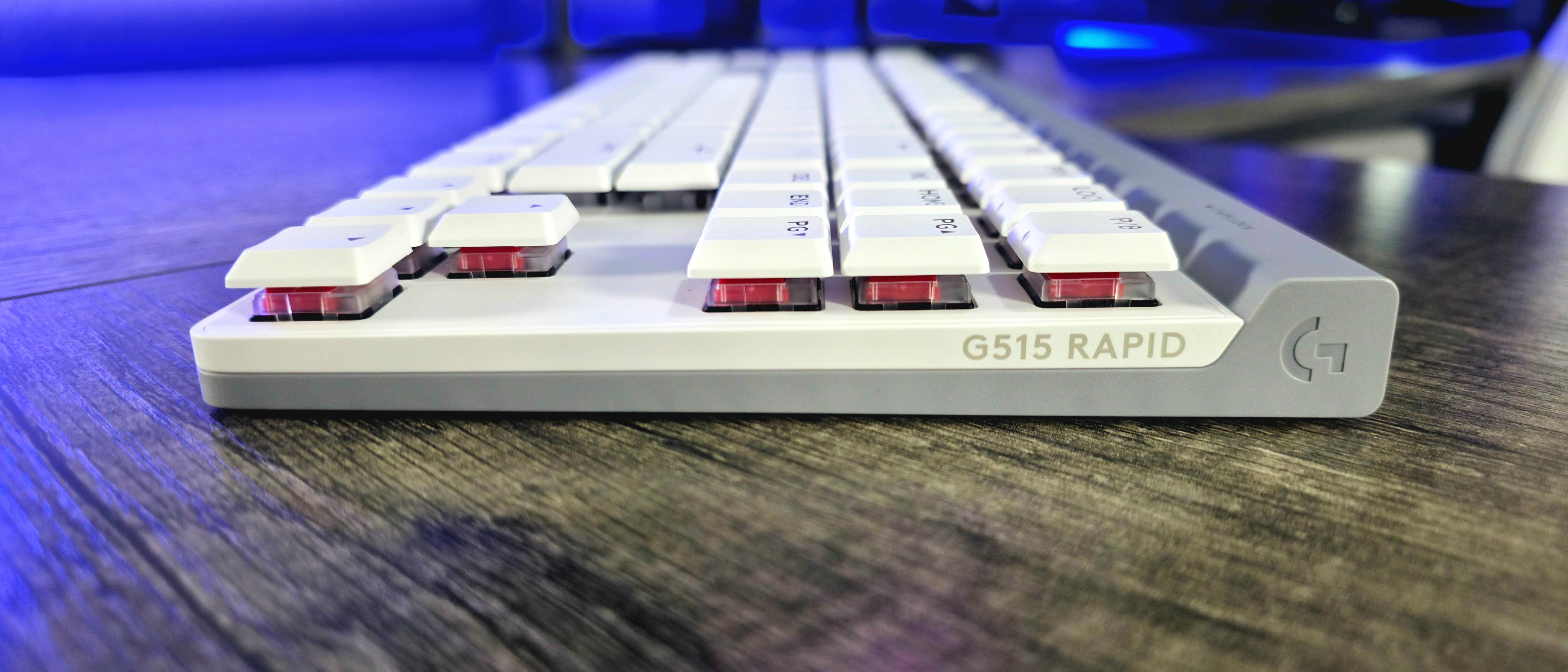 Image of the Logitech G515 RAPID TKL gaming keyboard.