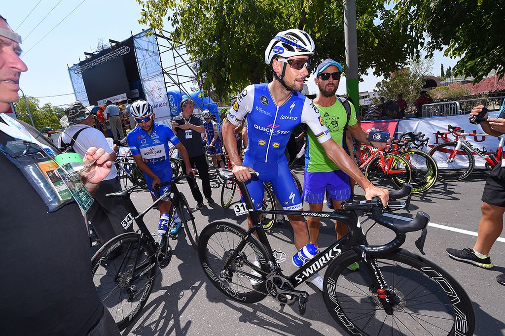 Tom Boonen after sign on