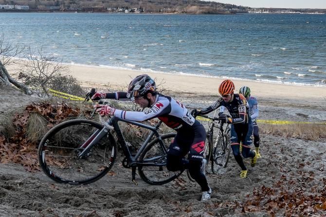 Lindine, Werner, and White in the lead group