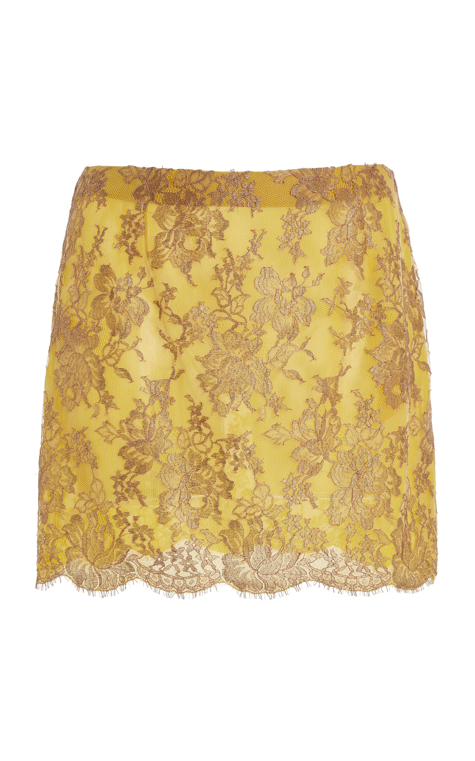 Floral Lace Mini Skirt