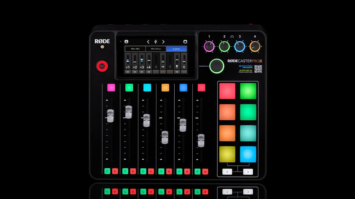 RØDE firmware interface