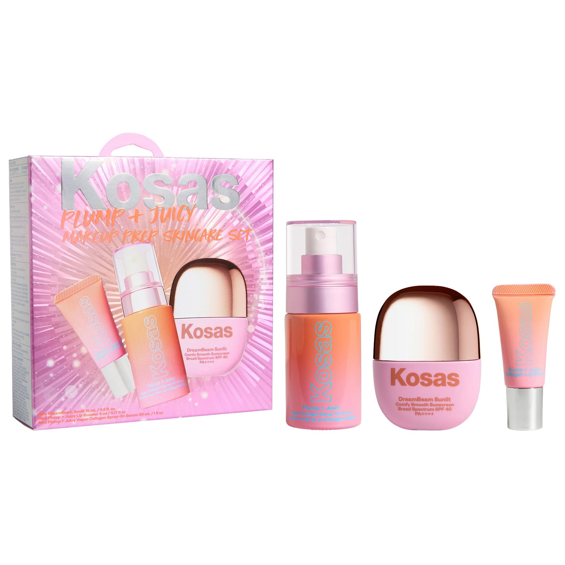 Plump + Juicy Makeup Prep Skincare Set