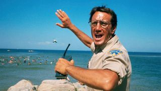 Roy Schneider as Police Chief Martin Brody in "Jaws" movie (1975)