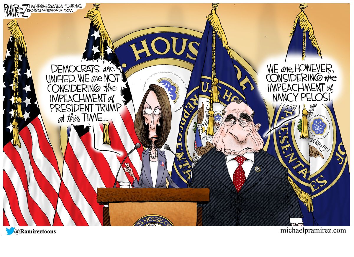 Political Cartoon U.S. Nancy Pelosi Jerry Nadler Impeachment | The Week