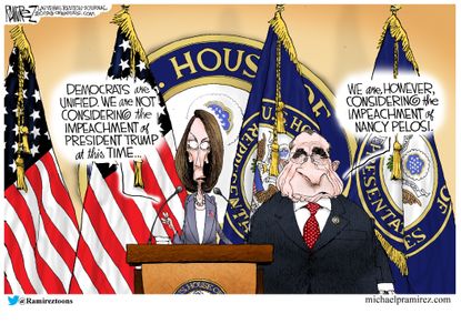 Political Cartoon U.S. Nancy Pelosi Jerry Nadler Impeachment