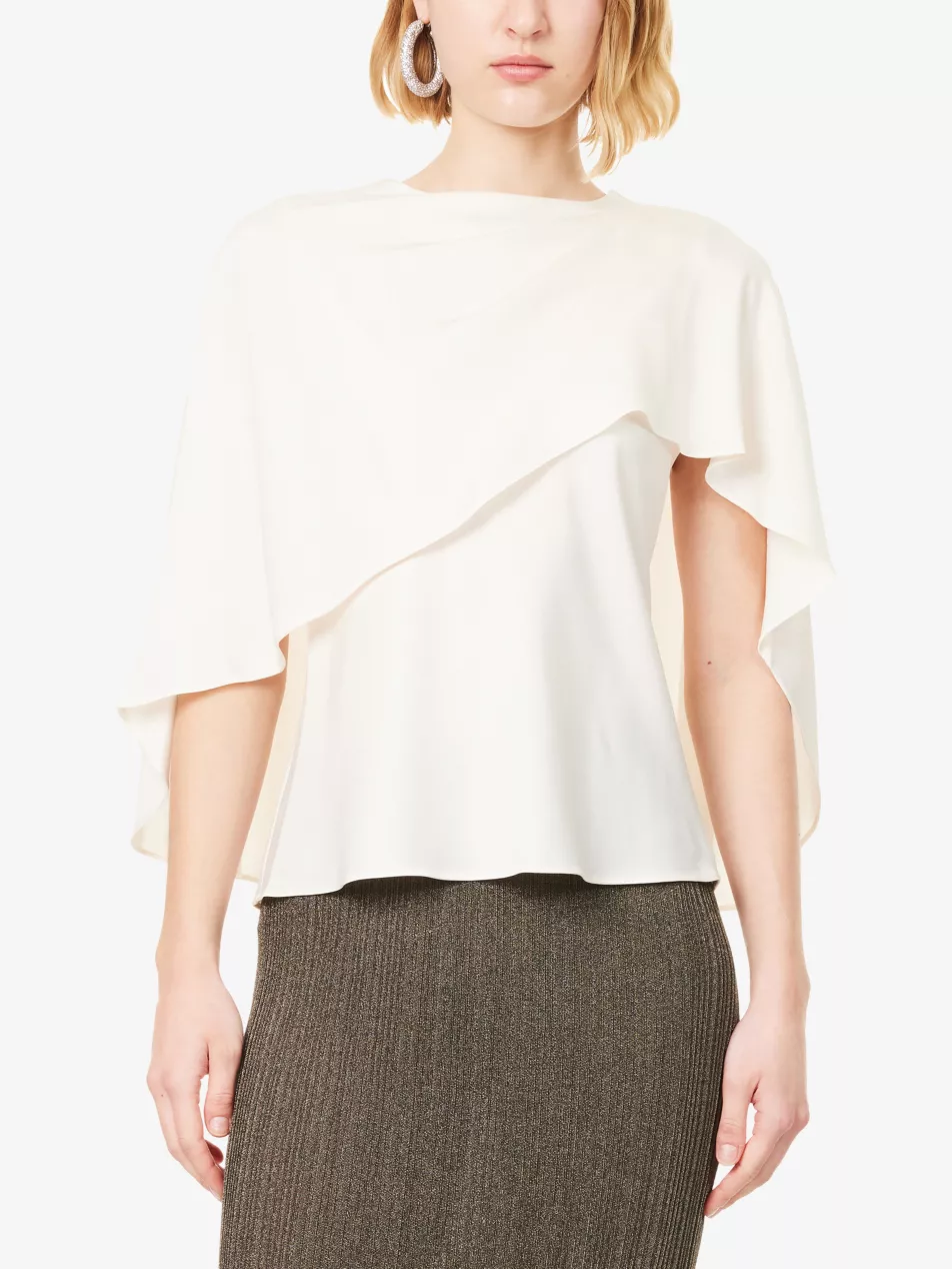 Eliora Cape Woven Top - Xs