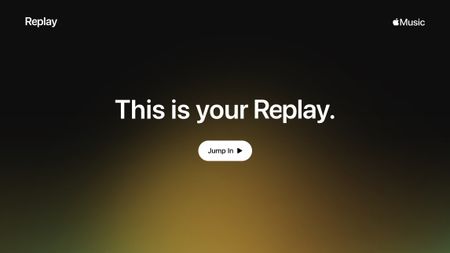 Apple Music Replay fullscreen