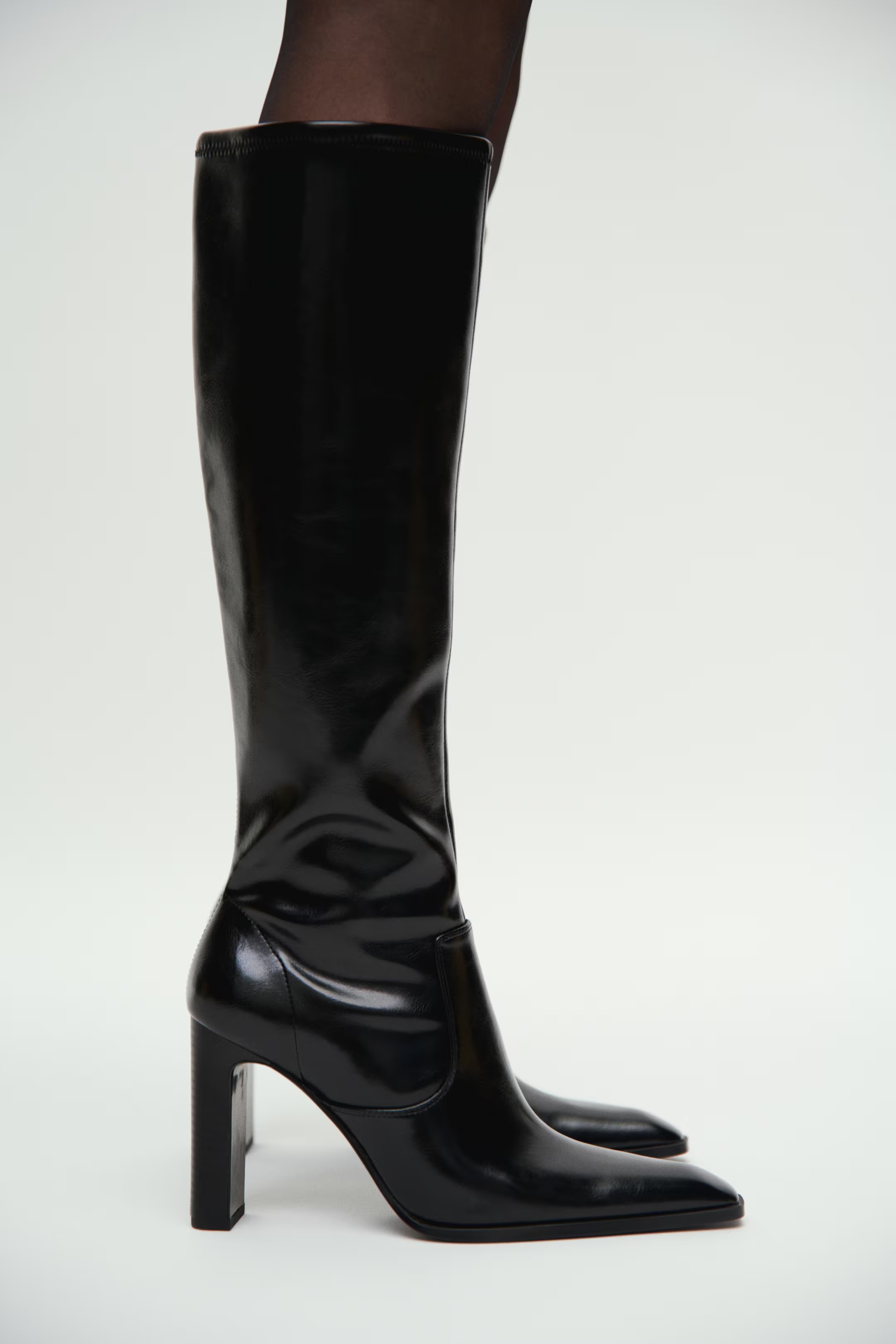 H&amp;amp;M patent leather boots