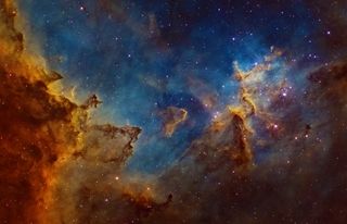 Center of the Heart Nebula by Ivan Eder