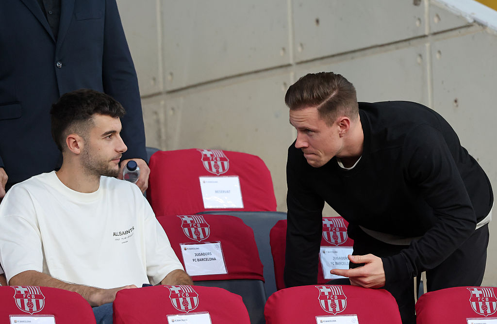 Marc-Andre ter Stegen has had to watch Barcelona from the sidelines this season