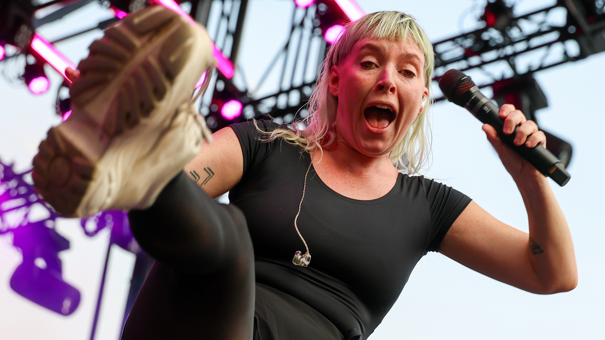 Amelia Meath of Sylvan Esso performs onstage during the Bumbershoot Arts and Music Festival at Seattle Center on August 31, 2025