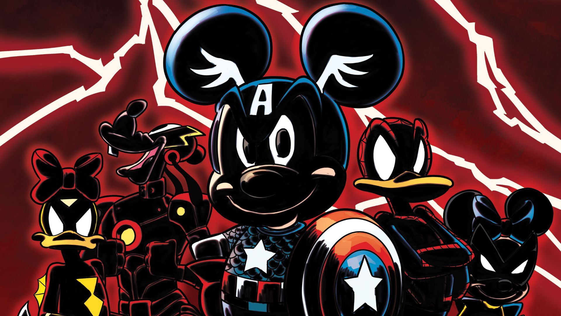 Mickey Mouse and friends take over classic Marvel Comics covers