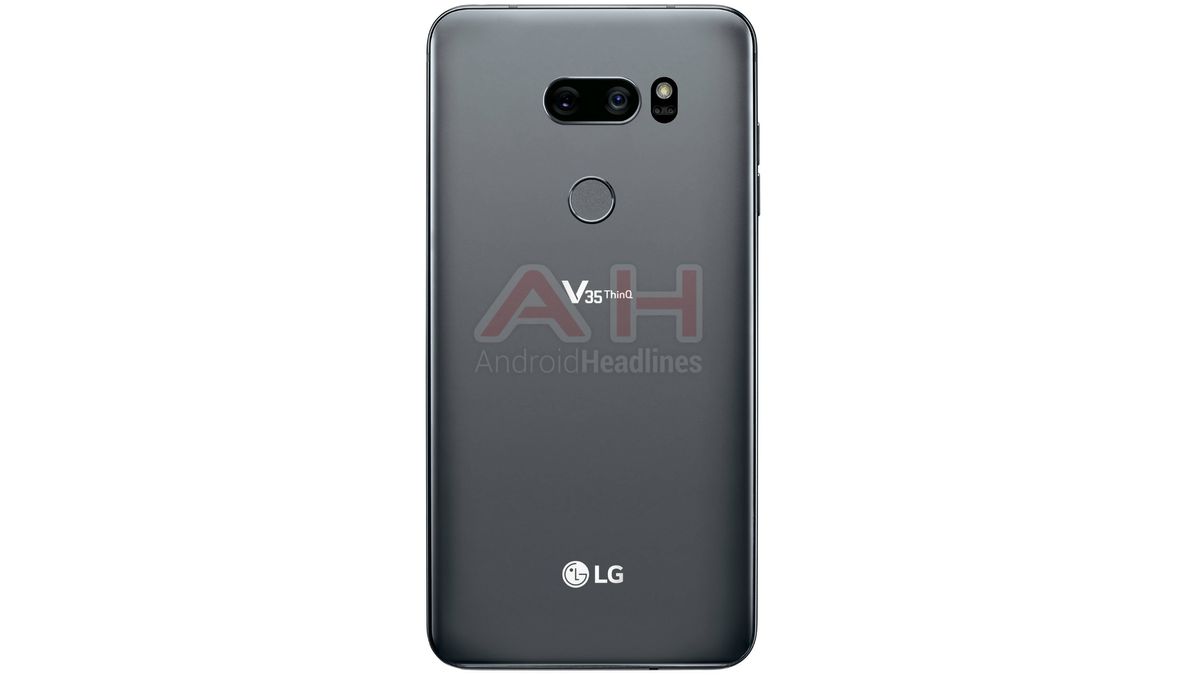 Here's the LG V35 ThinQ pictured in grey. Credit: AndroidHeadlines