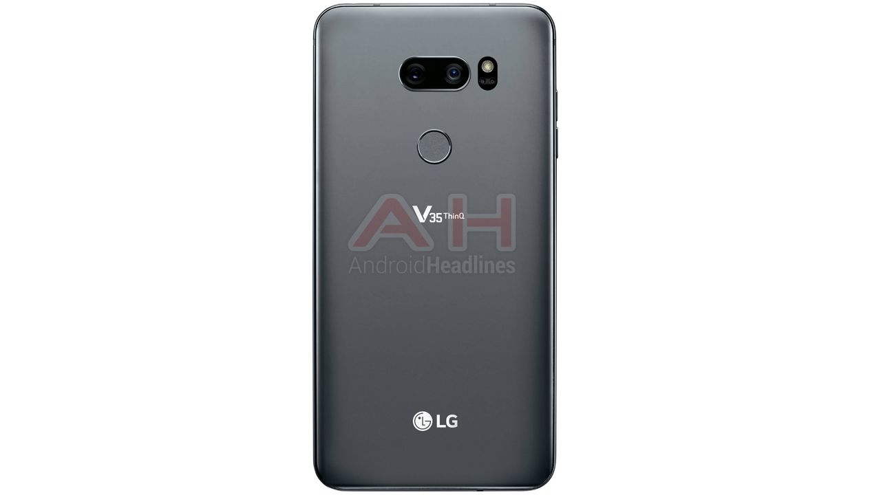 Here's the LG V35 ThinQ pictured in grey. Credit: AndroidHeadlines